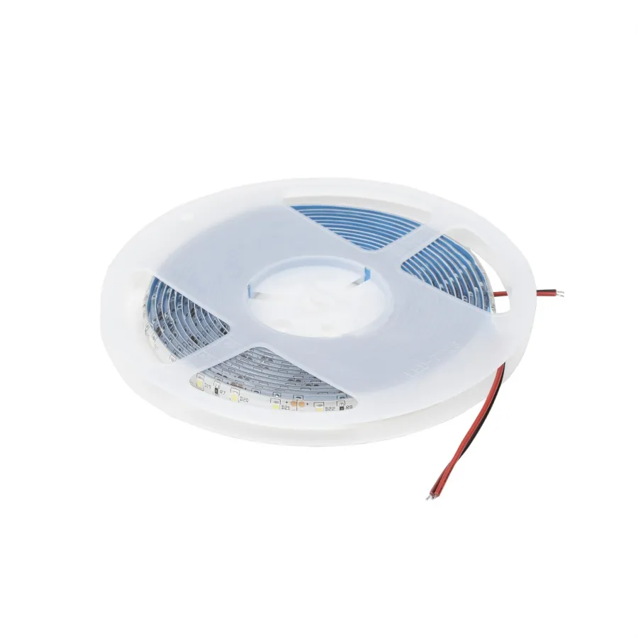 картинка Лента светодиодная влагостойкая - 4,8W/m, 12V, 8мм, 2835, 60 д/м, IP45, холод белый (6000К), 5м, PRO, AKS от магазина SEFI