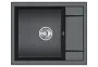 картинка Мойка Granula 6002, шварц (черный металлик), кварц от магазина SEFI