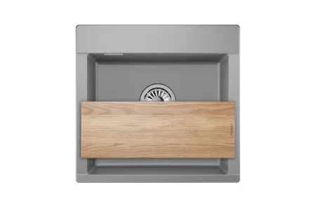 картинка Мойка Granula ES-5201, алюминиум, кварц, ESTETICA от магазина SEFI