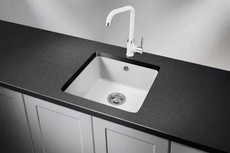 картинка Мойка Granula 3801, арктик (белый), кварц от магазина SEFI
