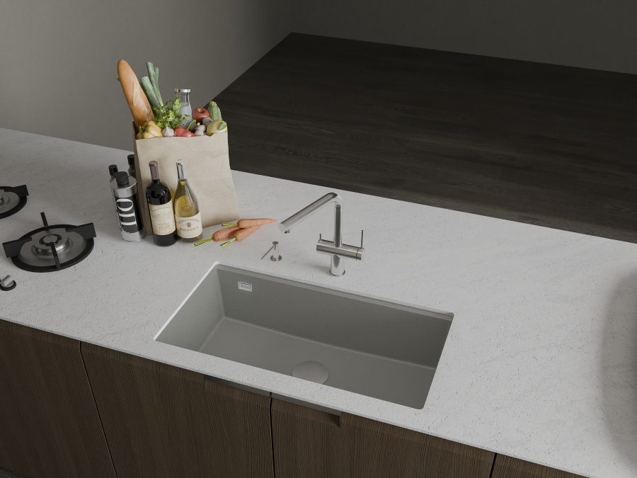 картинка Мойка Rivelato STRIA 8679 1-чаш 860*460 Титан 802 от магазина SEFI