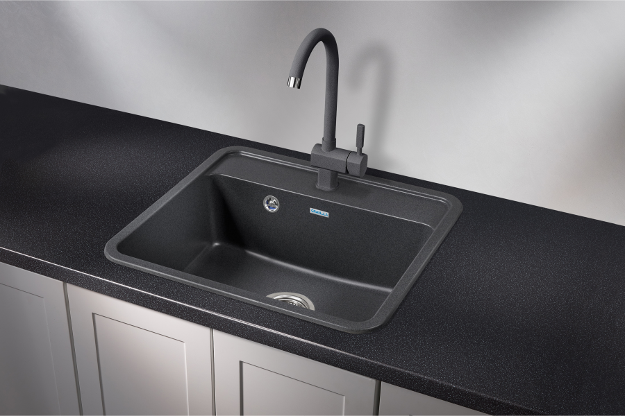 картинка Мойка Granula 5601, графит, СтандАРТ кварц от магазина SEFI