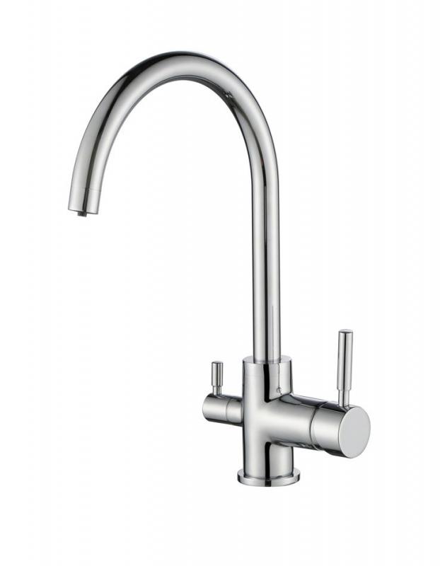 картинка Смеситель для кухни с подключением к фильтру, EMAR ЕС-3007, цвет Хром от магазина SEFI