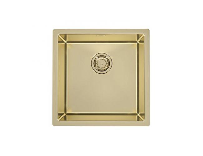 картинка Мойка Alveus QUADRIX MONARCH 30 NEW GOLD 450X450X200 в компл. с выпуском без сифона, от магазина SEFI