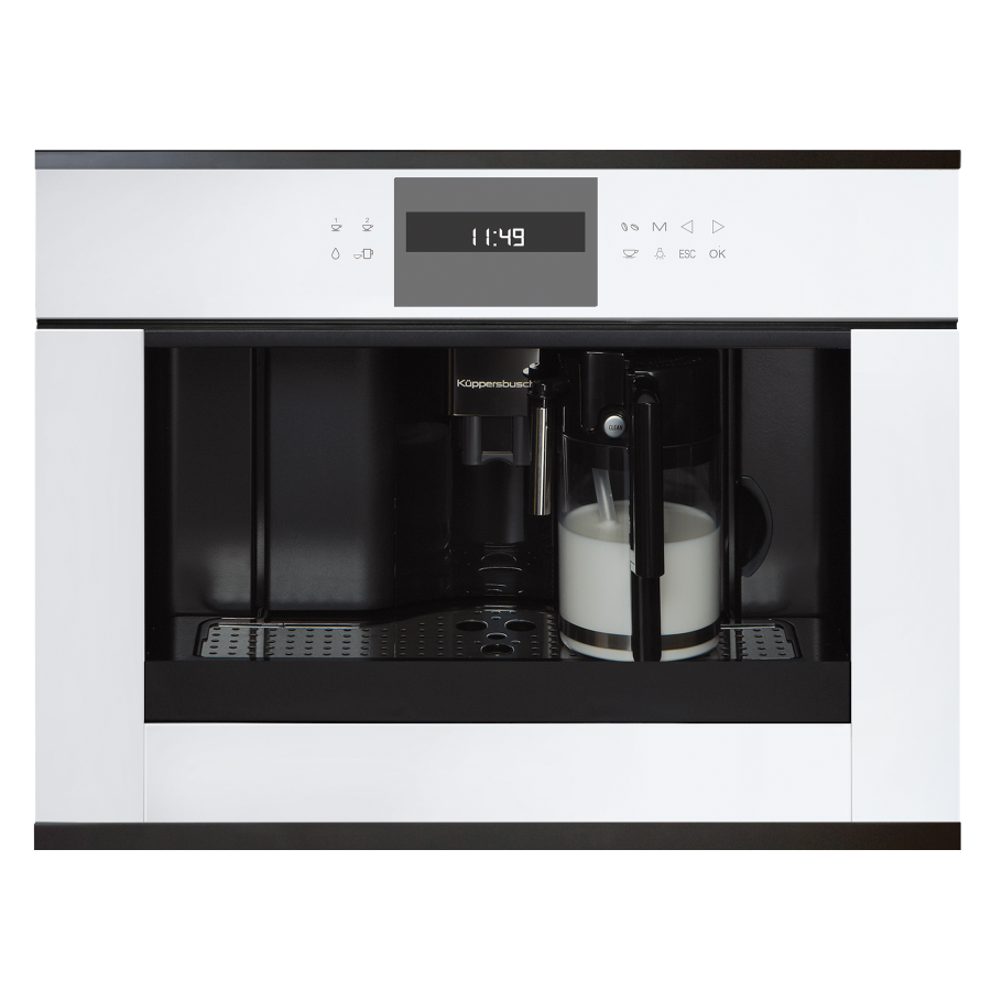 картинка Кофемашина CKV 6550.0 W2 черный хром Куперсбуш / Kuppersbusch от магазина SEFI