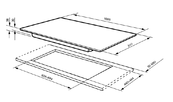 картинка Варочная панель Smeg P106 от магазина SEFI