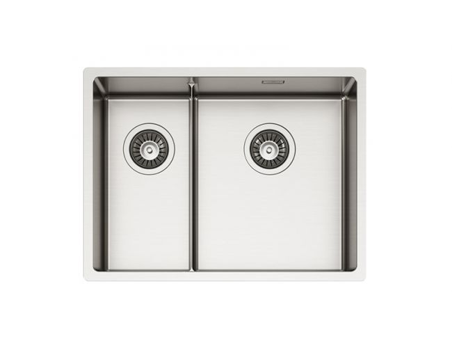 картинка Мойка Alveus NOX 90R BRS 582x440x200 правая в комплекте с интегрированным сифоном от магазина SEFI