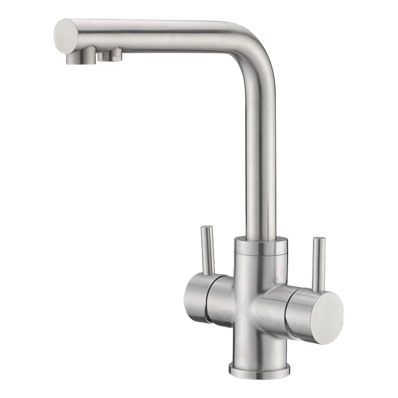 картинка Смеситель Oulin OL-8021 с подключением к фильтру, цвет сатин от магазина SEFI