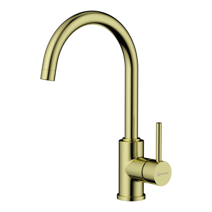 картинка Смеситель для кухни Omoikiri Shinagawa-LG латунь/светлое золото от магазина SEFI