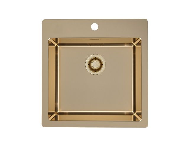 картинка Мойка Alveus PURE MONARCH 30 new BRONZE FS 515X525 в компл. с выпуском без сифона, от магазина SEFI