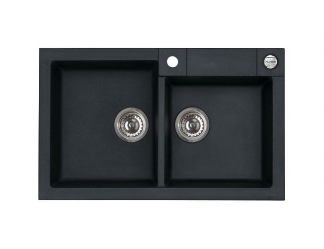 картинка Мойка Alveus ROCK 90 GRANITAL CONCRETE-G81 780x480x180;2x в комп.с сифоном 1105299, от магазина SEFI