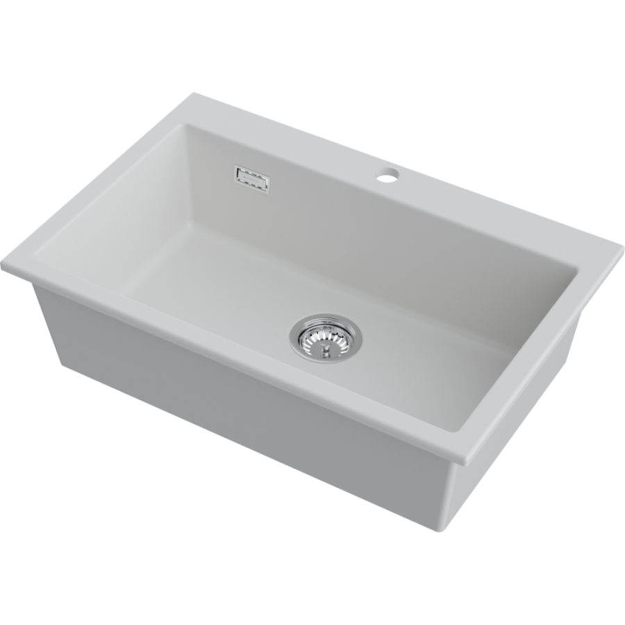 картинка Мойка Omoikiri Omishima 76-WH Matt Natceramic/белый матовый от магазина SEFI