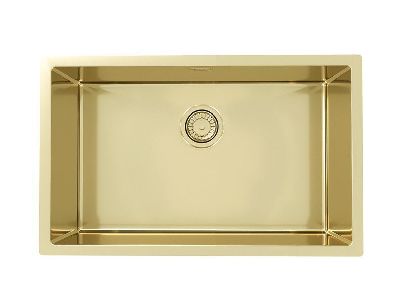 картинка Мойка Alveus QUADRIX MONARCH 60 GOLD 740x400x200 в комплекте с выпуском без сифона от магазина SEFI