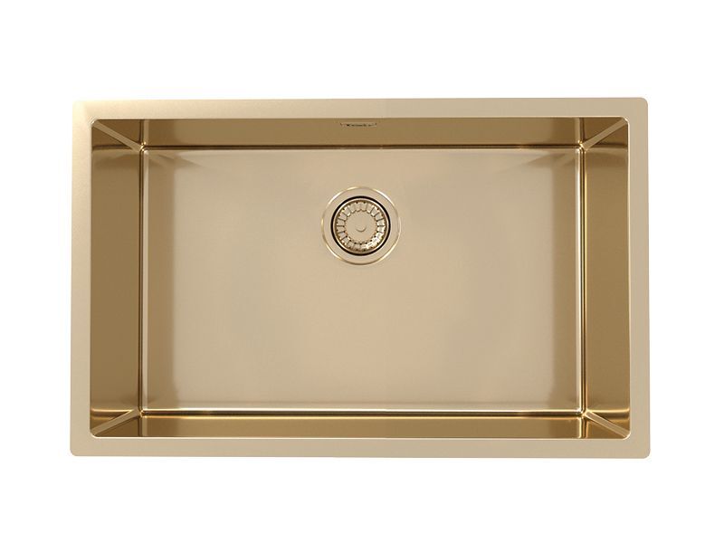 картинка Мойка Alveus QUADRIX MONARCH 60 NEW BRONZE 740x400x200 в комплекте с выпуском без сифона от магазина SEFI
