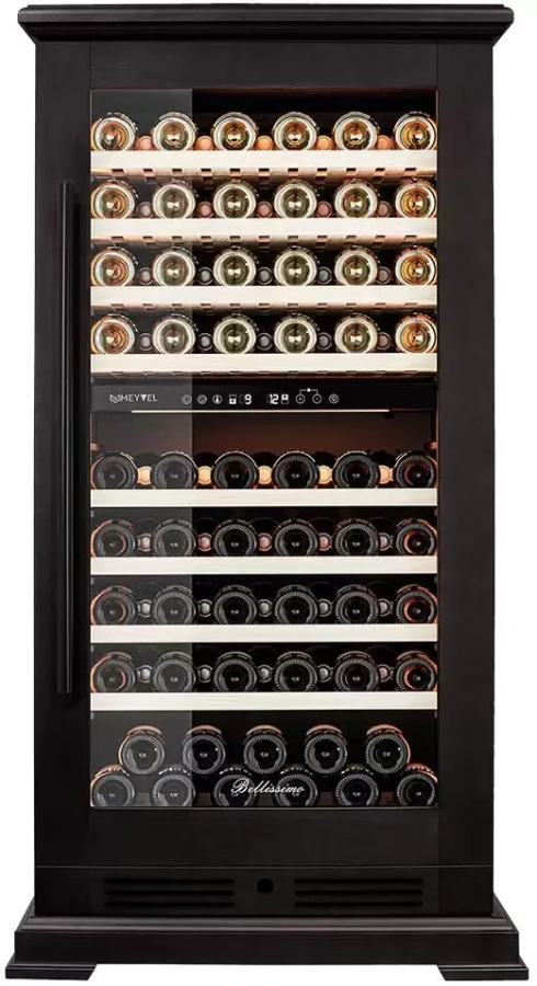 картинка Винный шкаф Meyvel MV99PRO-KBT2 (Тёмный шоколад) от магазина SEFI