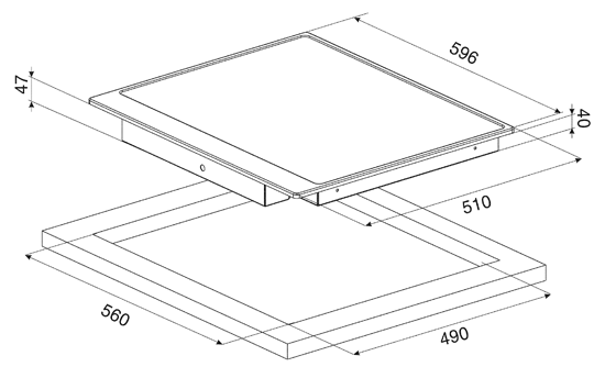 картинка Варочная панель Smeg P663-1 от магазина SEFI