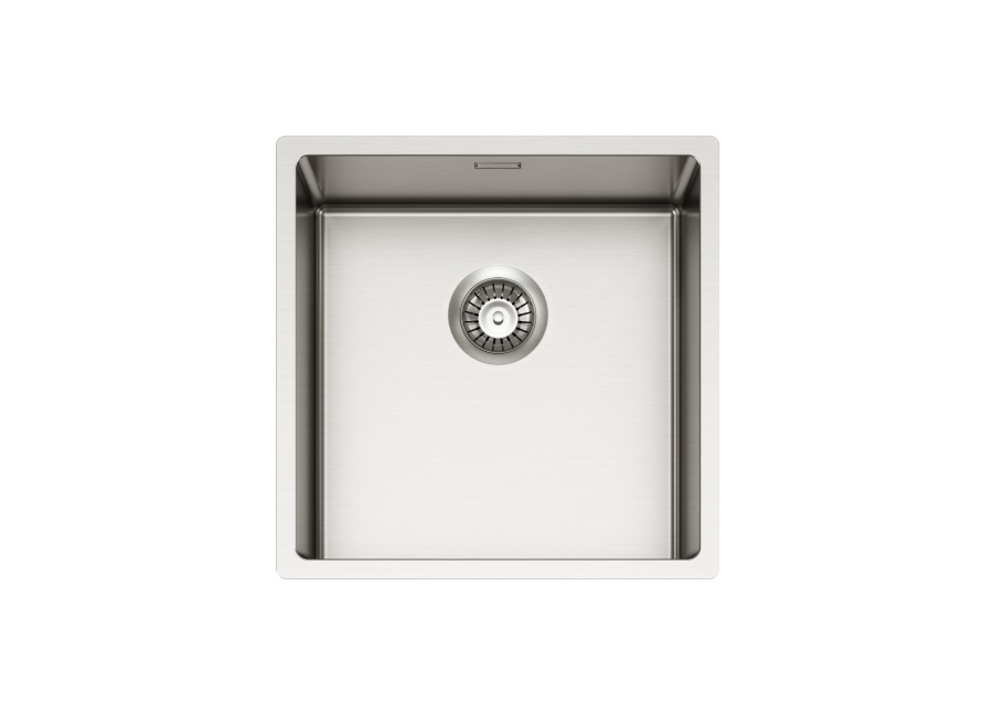 картинка Мойка Alveus NOX 30 BRS 440x440x200 в комплекте с интегрированным сифоном от магазина SEFI