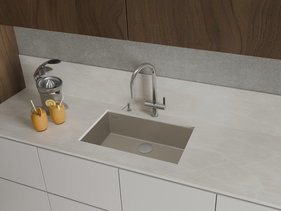 картинка Мойка Rivelato STRIA 7669 1-чаш 760*435 Какао 702 от магазина SEFI