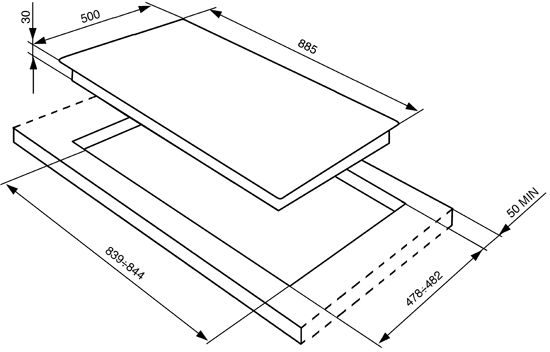 картинка Варочная панель Smeg SR896AGH9 от магазина SEFI