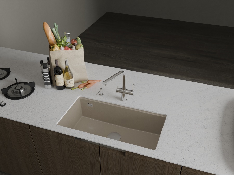 картинка Мойка Rivelato STRIA 8679 1-чаш 860*460 Какао 702 от магазина SEFI