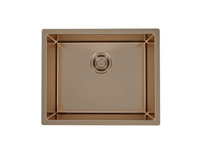 картинка Мойка Alveus QUADRIX MONARCH 50 NEW COPPER 540X440X200 в компл. с выпуском без сифона, от магазина SEFI