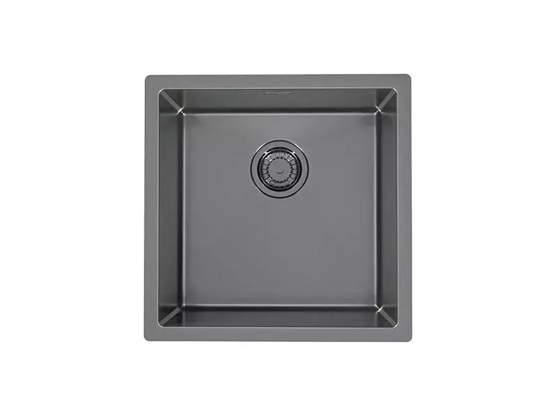 картинка Мойка Alveus QUADRIX 30 MONARCH ANTHRACITE 450X450X200 в компл. с выпуском без сифона от магазина SEFI