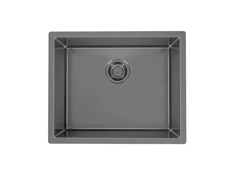 картинка Мойка Alveus QUADRIX MONARCH 50 NEW ANTHRACITE 540X440X200 в компл. с выпуском без сифона от магазина SEFI