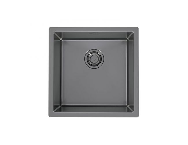 картинка Мойка Alveus QUADRIX MONARCH 30 NEW ANTHRACITE 450X450X200 в компл. с выпуском без сифона, от магазина SEFI