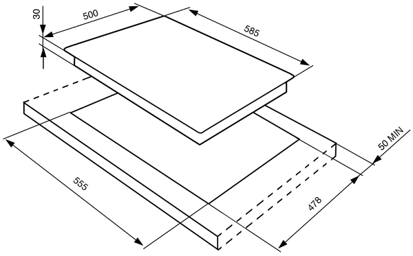 картинка Варочная панель Smeg SR804AOG9 от магазина SEFI