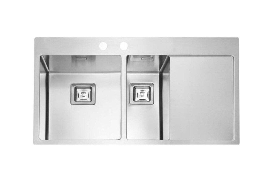 картинка Мойка Alveus STYLUx 60 BRS-90 860x510 1+1/2 левая в комплекте с сифоном 1090864 от магазина SEFI