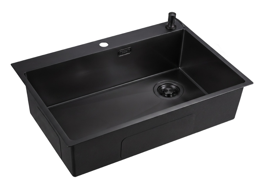 картинка Мойка Emar EMB-660(TOP) PVD Black от магазина SEFI