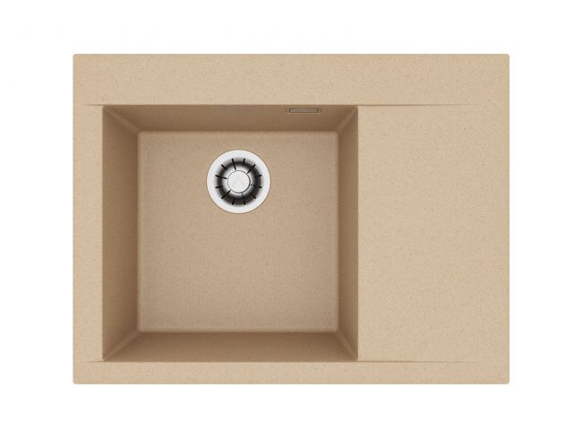 картинка Мойка Alveus PURE-G 60L ALGRANIT CLAY-A50 680X520X198 с сифоном 1148858 от магазина SEFI