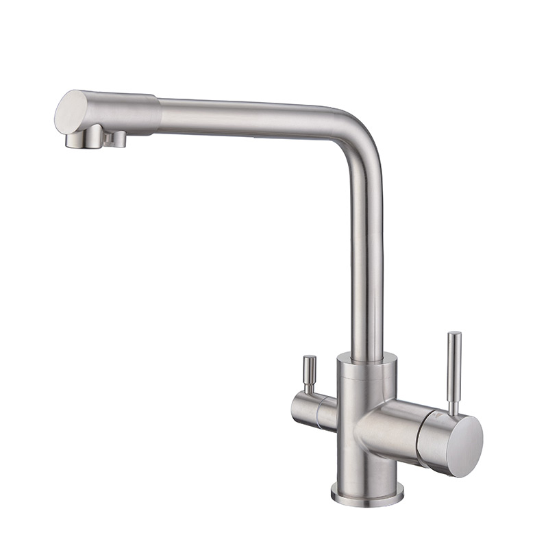 картинка Смеситель Oulin OL-8073 с подключением к фильтру, цвет сатин от магазина SEFI