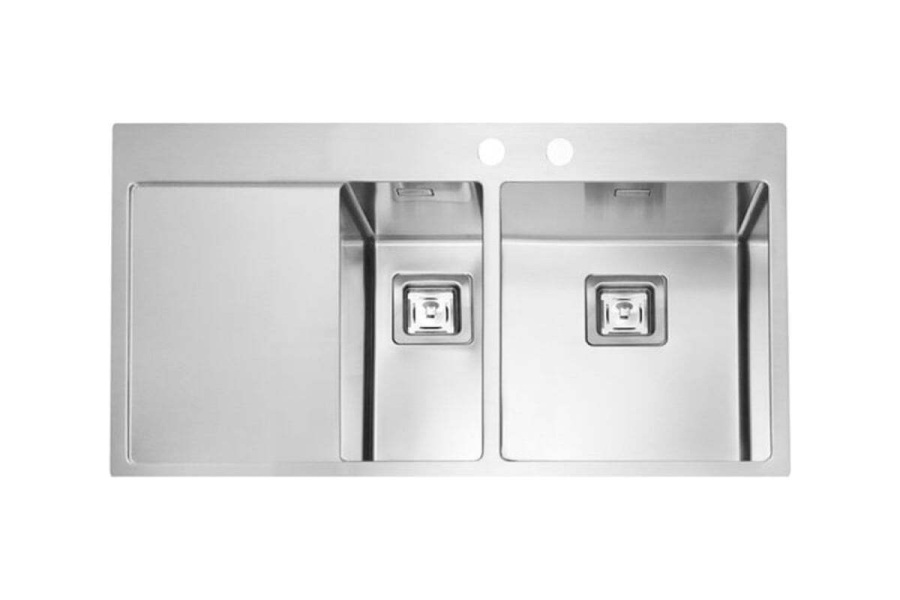 картинка Мойка Alveus STYLUx 60 BRS-90 860x510 1+1/2 правая в комплекте с сифоном 1090864 от магазина SEFI