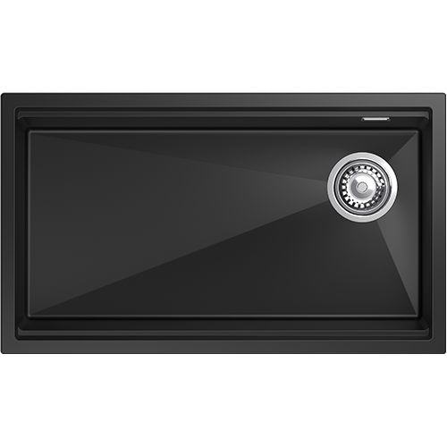 картинка RIVELATO Мойка LINO 754-R 1-чаш 750*440 Антрацит 501 арт.LN-754-R Антрацит 501 от магазина SEFI