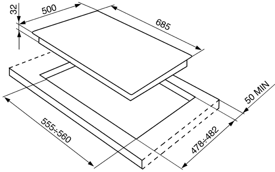 картинка Варочная панель Smeg SRV876P-9 от магазина SEFI