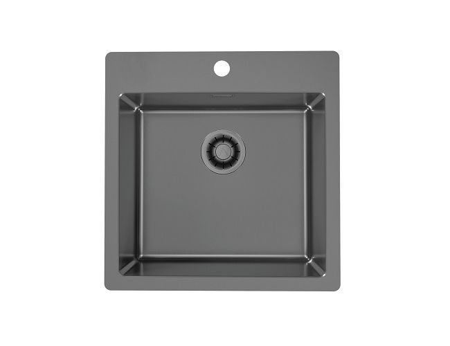 картинка Мойка Alveus PURE MONARCH 30 new ANTHRACITE FS 515X525 в компл. с выпуском без сифона, от магазина SEFI