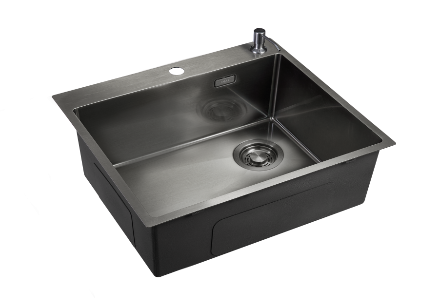 картинка Мойка EMB-560(TOP), цвет Чёрный PVD от магазина SEFI