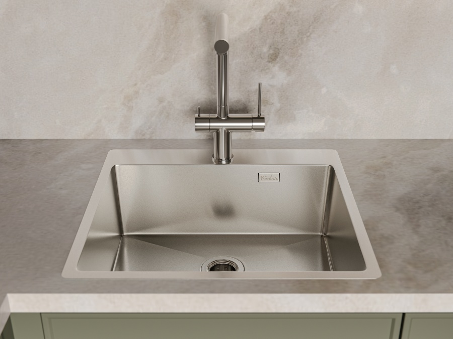 картинка Мойка Rivelato RINOX 5450 1 чаша 540*500*200 мм от магазина SEFI