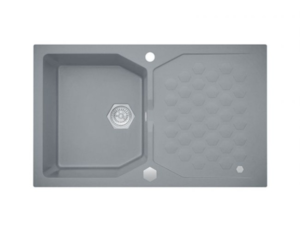 картинка Мойка ALVEUS SENSUAL 30 GRANITAL+ PEBBLE-G02M 850x520x200; 1x с сифоном 1101462, от магазина SEFI