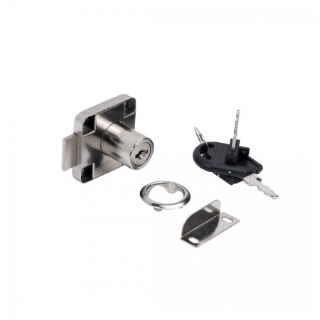 картинка Замок для распашной двери механический 138 AKS c ломаным ключом от магазина SEFI