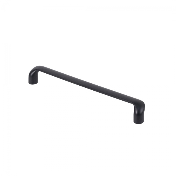 картинка Ручка меб. скоба мет. MARETTO 192 черный матовый, AKS от магазина SEFI