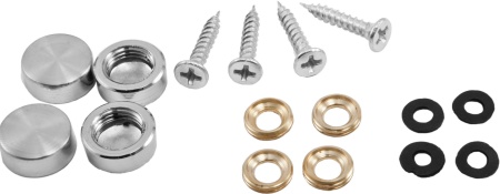 картинка Крепление зеркала мет. AJ04АL 22мм хром (1кпл=4шт) AKS от магазина SEFI