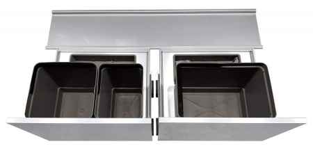 картинка Секция под мойку Base System 120 алюминий от магазина SEFI