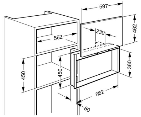 картинка Лифтовая дверца Smeg PMO115X от магазина SEFI