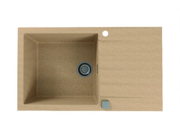 картинка Мойка ALVEUS GRANITAL CADIT 40 BEIGE - G55 860 X 500 1X в комплекте с сифоном 1132823, от магазина SEFI