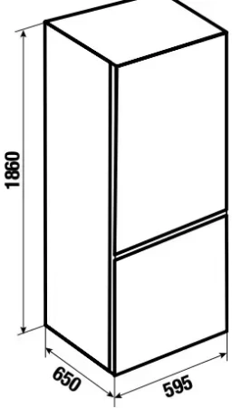 картинка Отдельностоящий холодильник с нижней морозильной камерой Kuppersbusch FKG 6875.0S-02 от магазина SEFI