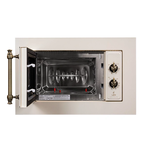 картинка Встраиваемая микроволновая печь LEX BIMO 20.01 C IV Light (Белый Антик) от магазина SEFI