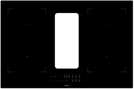 картинка Индукционная варочная панель с вытяжкой Pando E-390/78 V.1130 ECO PLUS + KIT FCLR-AE от магазина SEFI