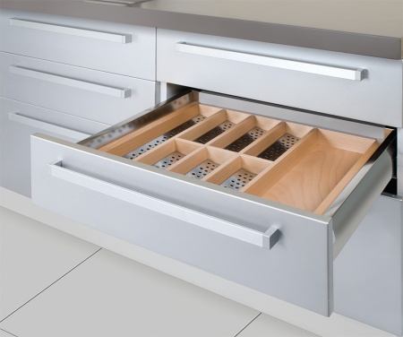 картинка Лоток со вставками из нержавеющей стали в TandemBox F.I.T. FIT Decor, (7106) от магазина SEFI